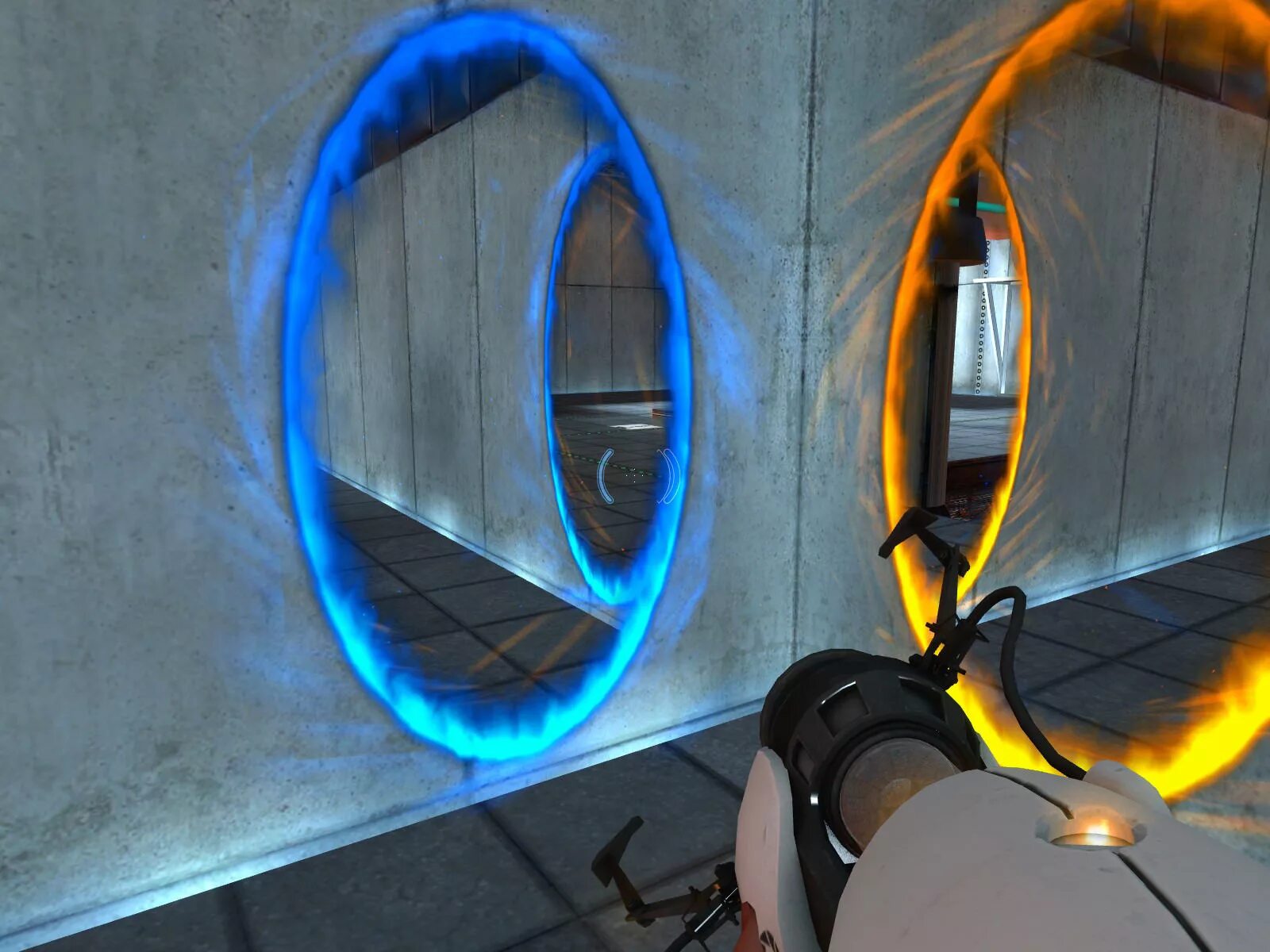 Portal usue. Игра Portal 2. Портал из Portal 2. Portal 2 Coop. Portal 2 телепортация.