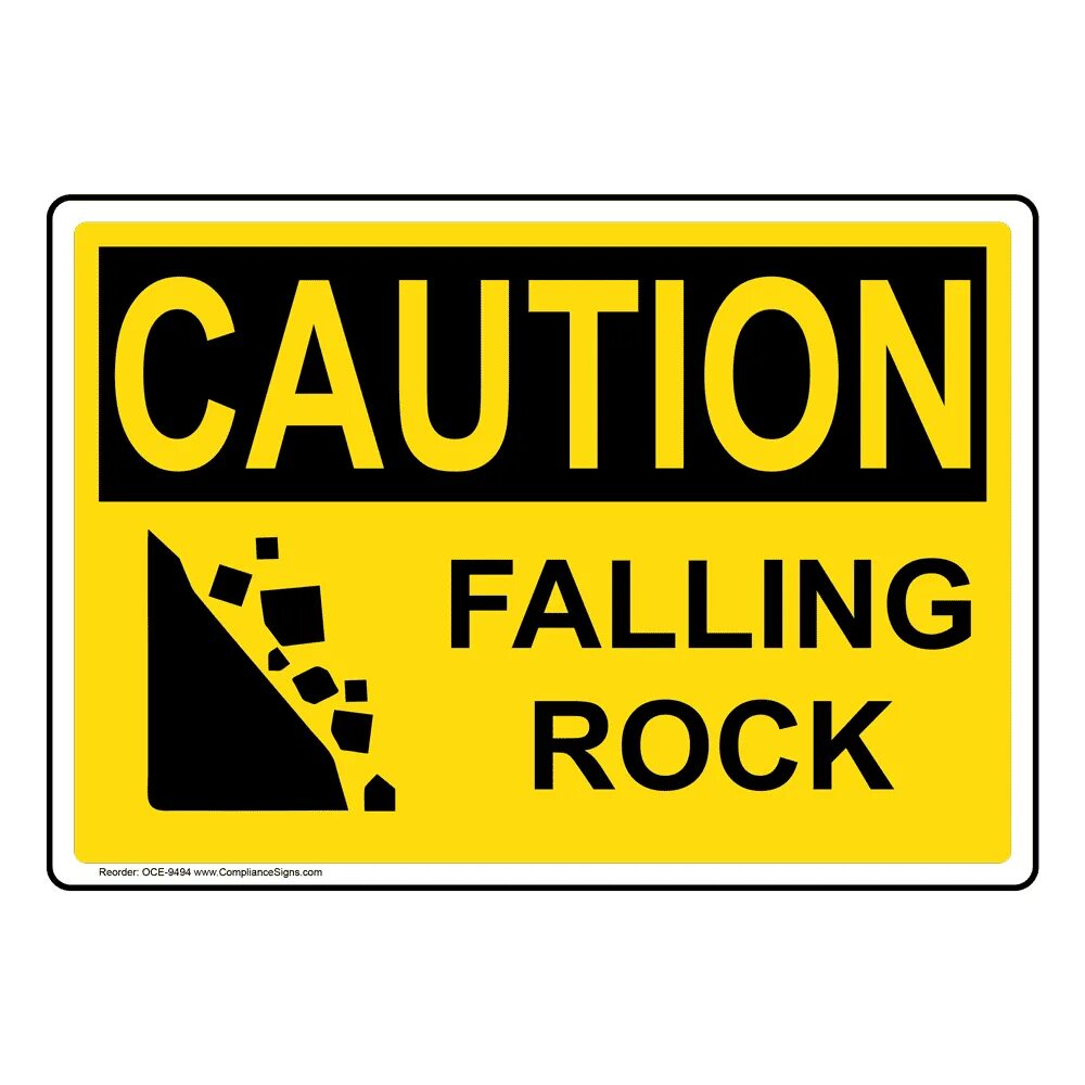 Falling rocks