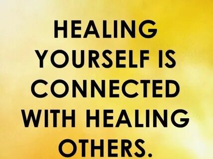 Healing yourself