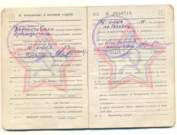 14б в военном билете