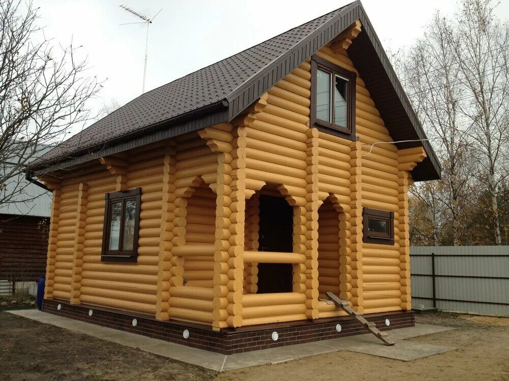 Дом из калиброванного бревна проекты и цены Акриловые герметики для дерева и не только