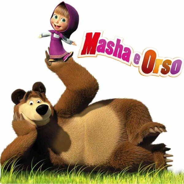 Маша и медведь на итальянском. Маша и медведь в Италии. Masha e Orso logo. На греческий языке Маша и медведь.