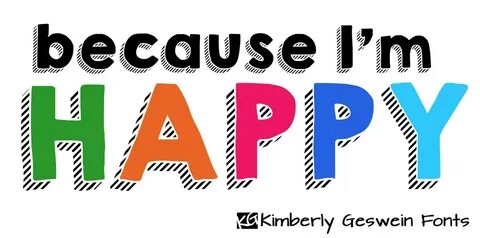 Happy font