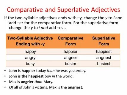 Great comparative form