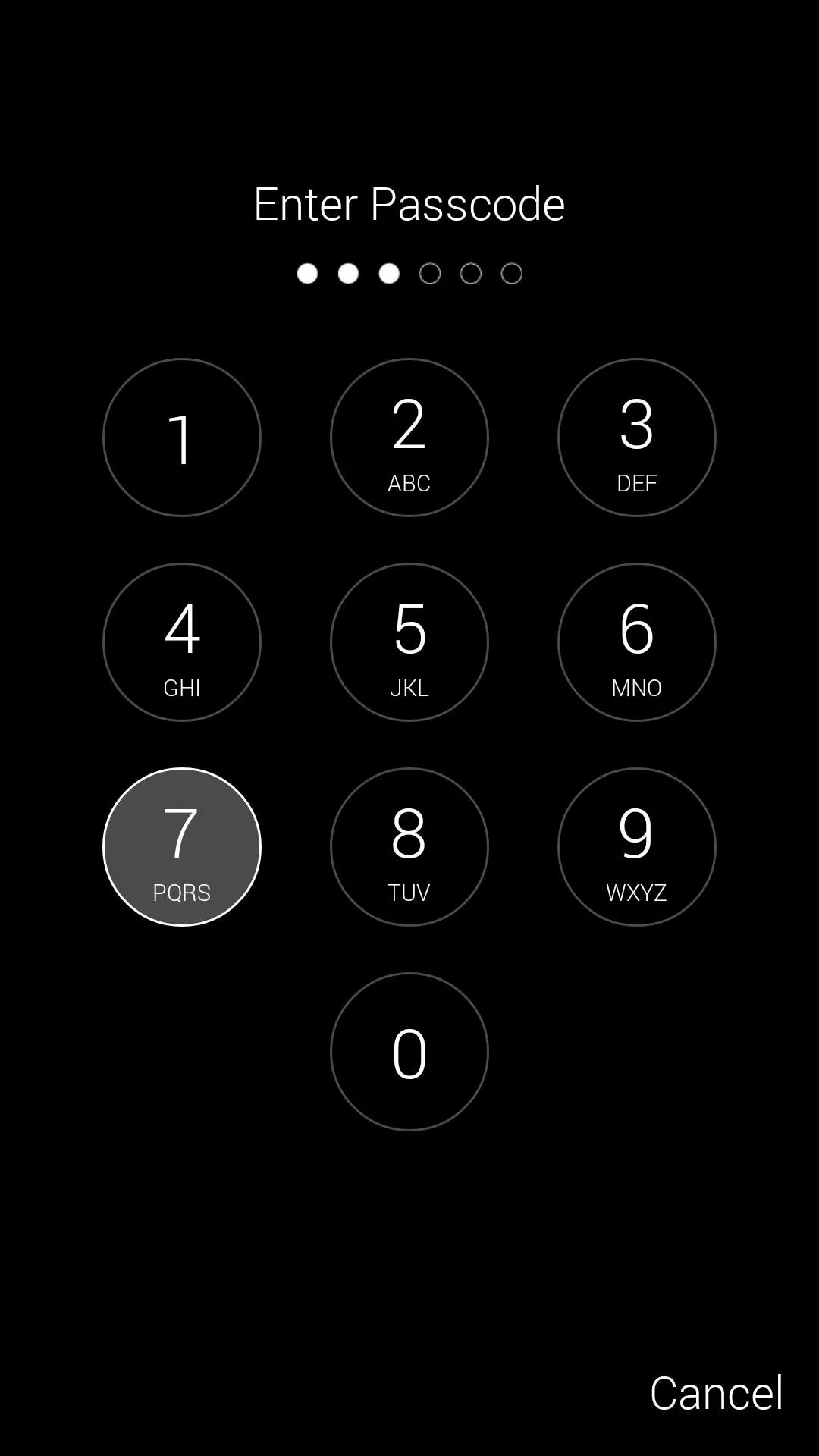 Lock screen draw