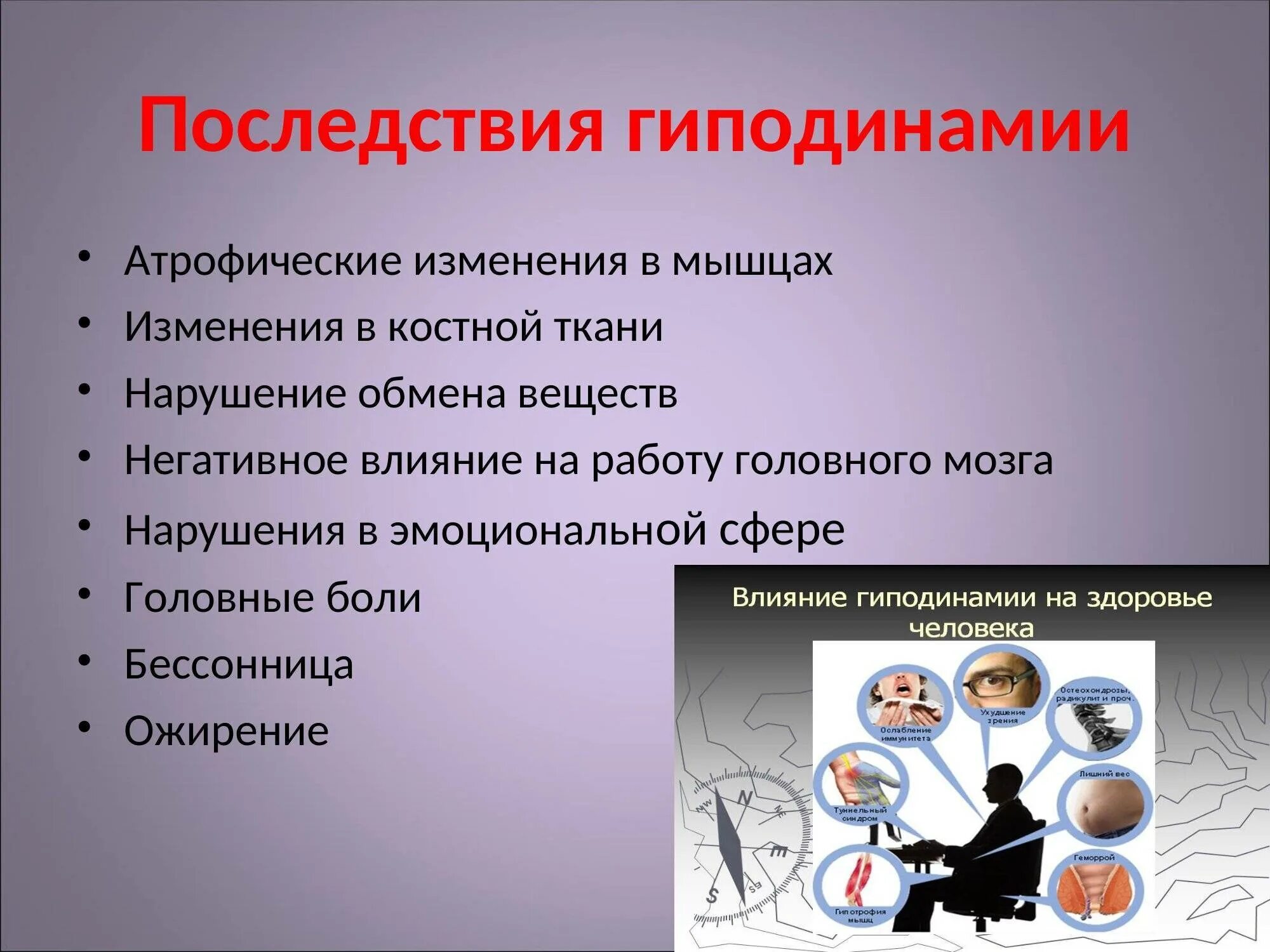 Изменения при физической активности. Занятия физической активностью. Гиподинамия причины и последствия. Упражнения для снижения избыточной массы тела. Упражнения для двигательной активности.
