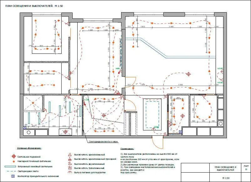 Проект освещения сколько стоит. Схема освещения помещения с выключателями. Трековые светильники на плане освещения. Схема расположения светильников и выключателей. План выключателей с указанием включения групп светильников.