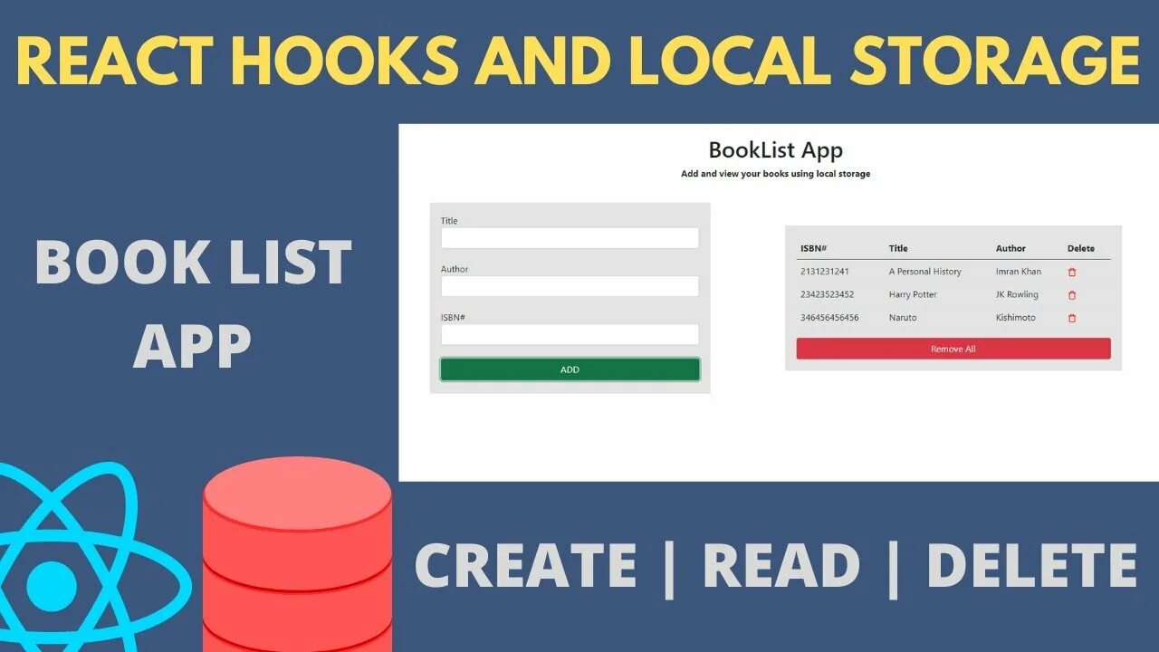 React storage. Localstorage react js. login &amp; register in react js with local storage. localstorage in javascript a project!. learn localstorage in javascript a project!.