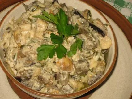 Вешенки в сметане
