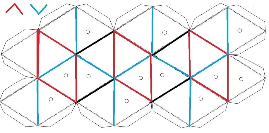 Октаэдр распечатать. Звездный октаэдр развертка. Икосаэдр Йессена. Кубик d20 развёртка. Звездчатый икосаэдр.