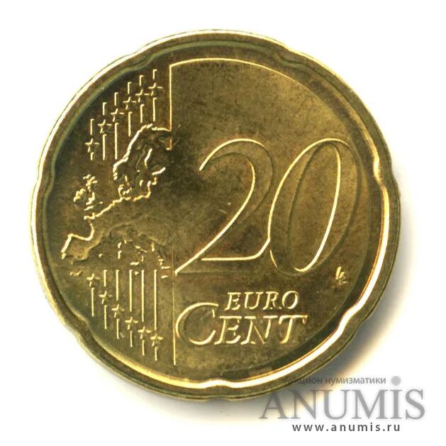 20 евроцентов в рублях. Монета 20 центов. 20 Евро цент 2002 года в рублях. 20 Центов Лихтенштейн. Германия 20 центов 2002.