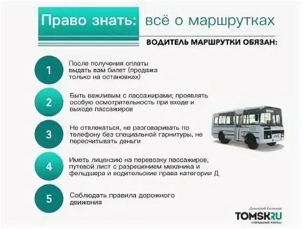 Пожаловаться на водителя автобуса