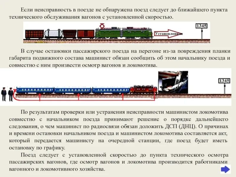 В каком из перечисленных случаев машинист обязан