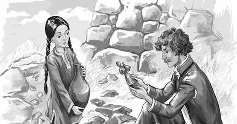 Нарисовать иллюстрацию к рассказу кавказский пленник