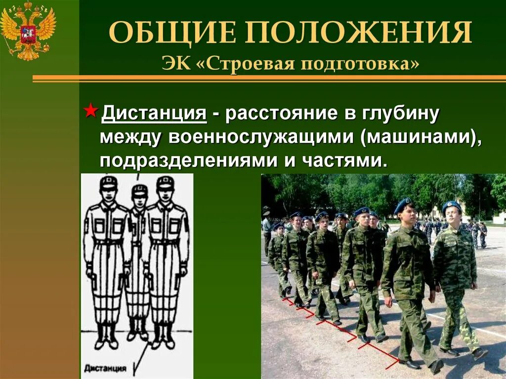 Урок строевой подготовки