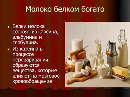 Белки молока