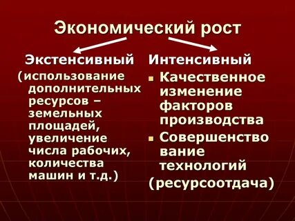 Приведите примеры экстенсивного и интенсивного