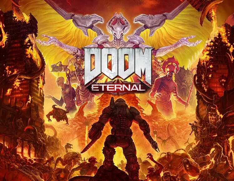 Doom internal. Doom Eternal. Doom Eternal Deluxe. Doom Eternal Deluxe Edition обложка.
