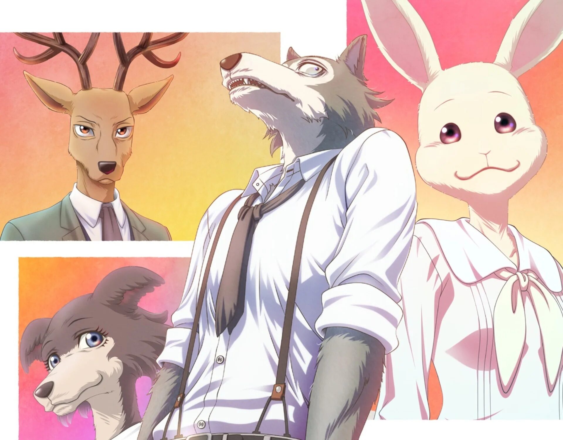 Beastars Хару. Beastars Луис и Хару.