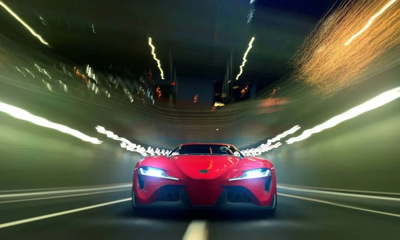 Большая скорость автомобиля. Toyota ft1 Gran Turismo. Машина в движении. Машина на скорости. Гоночная машина на скорости.