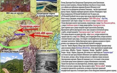 Джунгария на карте