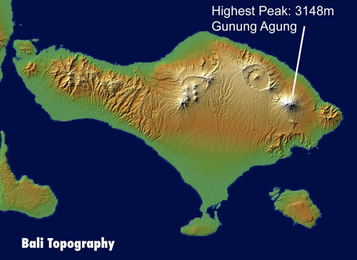 Вулкан Агунг Бали на карте. Бали остров Агунг. Остров Бали со спутника. Вулкан Агунг высота.