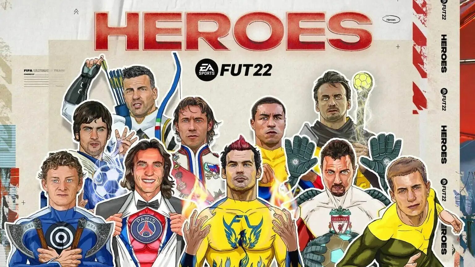 Fifa 22 ultimate. FIFA герои. ФИФА Алтимейт тим. ФИФА 22 Heroes.