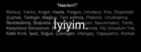Sen nasilsin