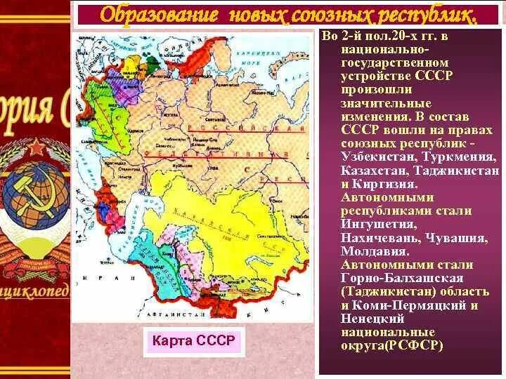 Союзные республики в составе ссср