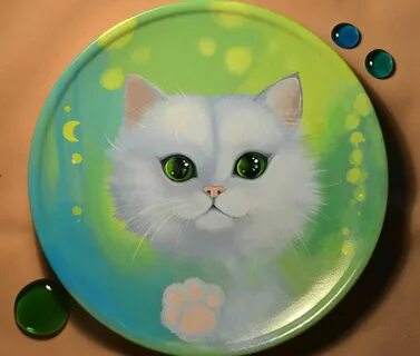 Тарелка кошка