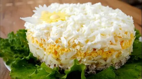 Салаты с копченым плавленым сыром