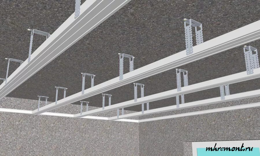 перемычки из профиля для гипсокартона. металлический каркас под пластиковые панели. металлопрофиль для обрешетки под панелей пвх. направляющие для пластикового потолка. каркас под пластиковые панели.