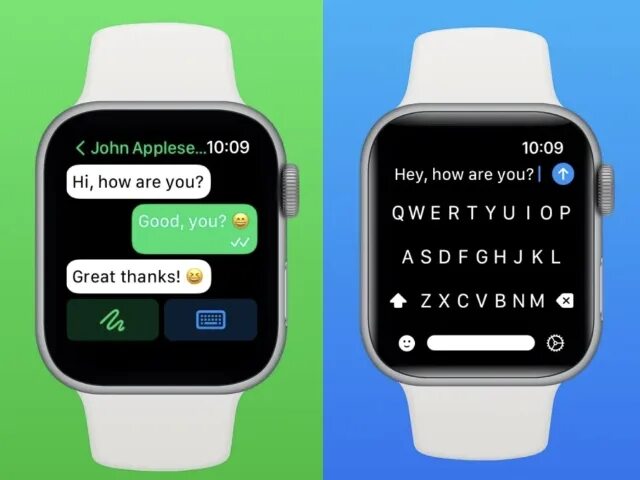 Почему в ватсап часики. WHATSAPP на Apple watch. Приложение ватсап на Эппл вотч. Смарт часы уведомления WHATSAPP. WHATSAPP на Apple watch 9.