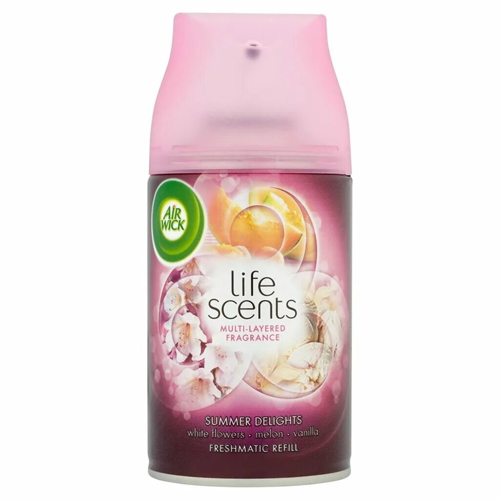 Какой освежитель воздуха лучше. Air Wick баллон Life Scents Summer 250ml. Freshmatic Life Scents. Air Wick Freshmatic Life Scents. Сменный баллон Air Wick Королевский десерт.