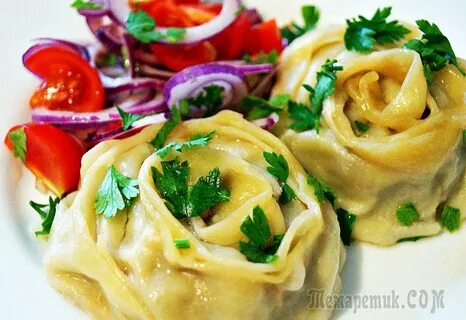Вкусные манты из свинины