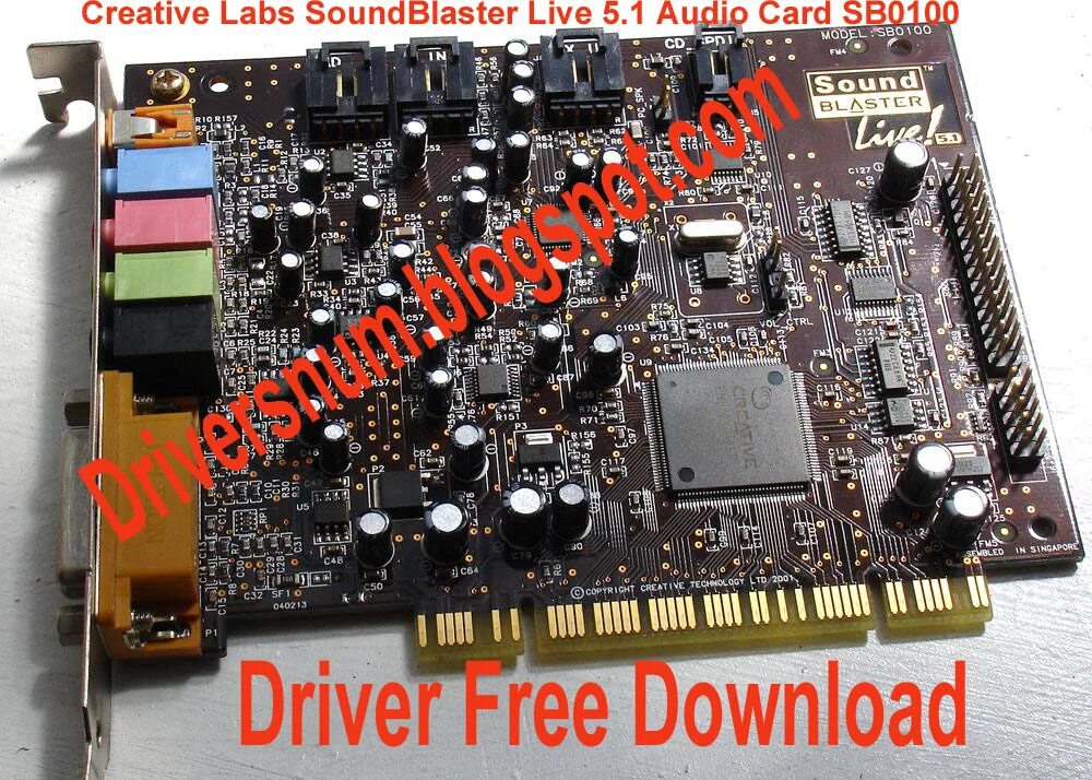 Creative sound drivers. Creative Sound Blaster Live 5.1 sb0100 Windows 10. Звуковая карта Creative sb0100. Creative SB Live! 5.1. Звуковая карта Creative Sound Blaster Live 5.1 Digital.