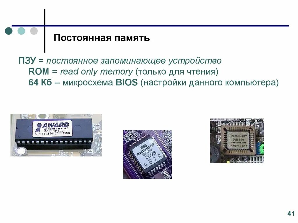 Постоянную память 4 и. Оперативная память. Кэш-память.ПЗУ.. • Постоянное запоминающее устройство — ПЗУ (ROM — read only Memory);. Понятия BIOS, ПЗУ ОЗУ долговременной памяти. ПЗУ биос.