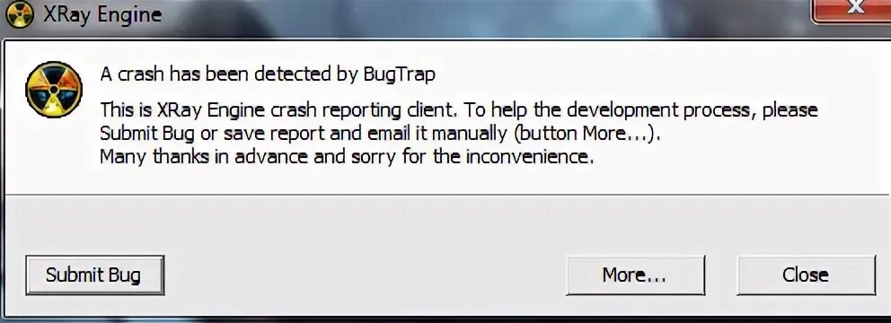 Crash xray engine