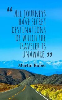 To have a journey