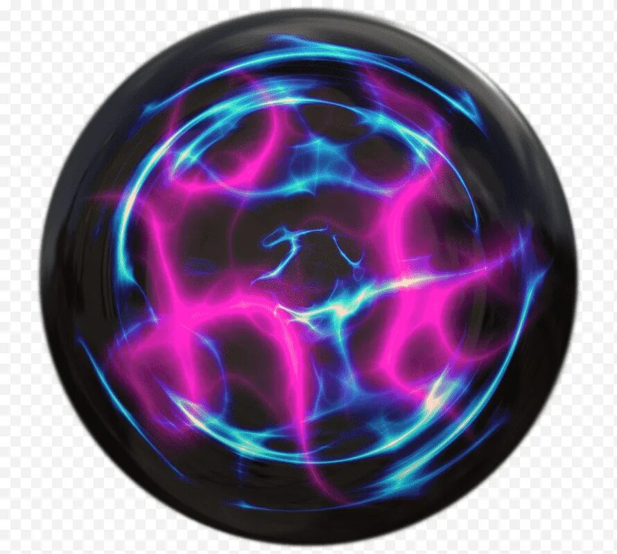 Неоновый шар. Магический шар. Плазма шар. Светящийся энергетический шар.