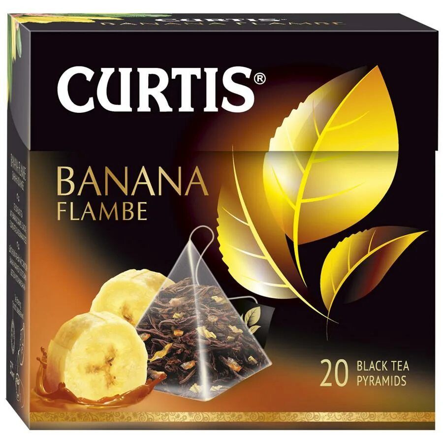 Чай curtis купить. Чай Кертис банана фламбе. Кертис банановый. Чай Кертис пирамидки банана. Чай Кертис с бананом.