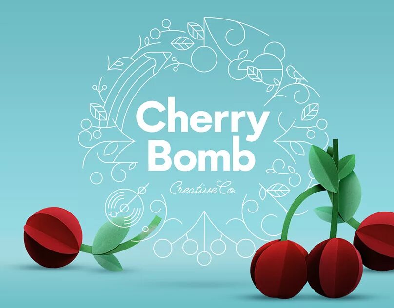 Cherry bomb hello daddy. Черри бомб. Черри бомб дизайн. Вышня Creative ads. Cherry Love Bomb.