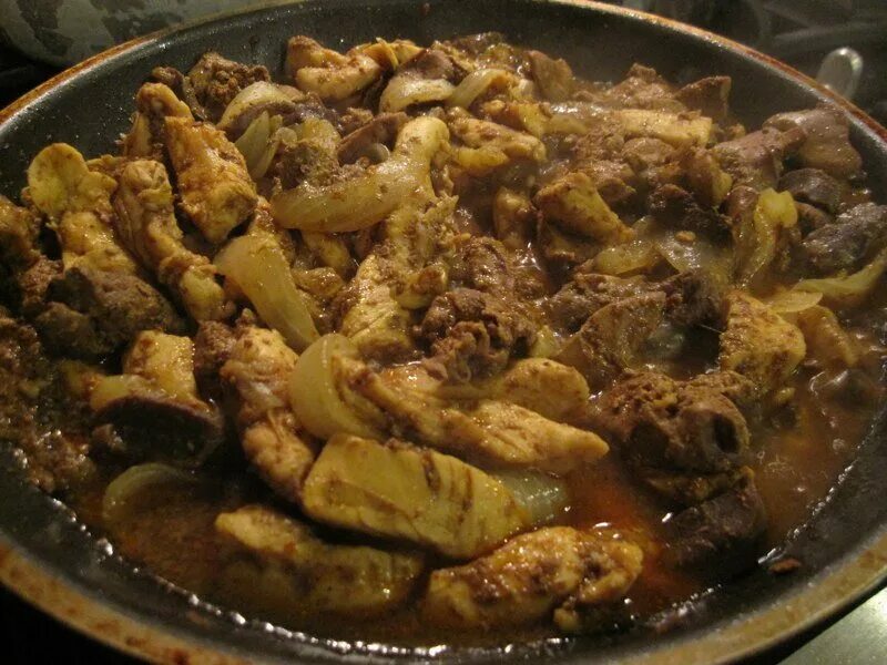 Куриные потрошки вкусно. Потрошки жареные. жареные куриные потрошки.