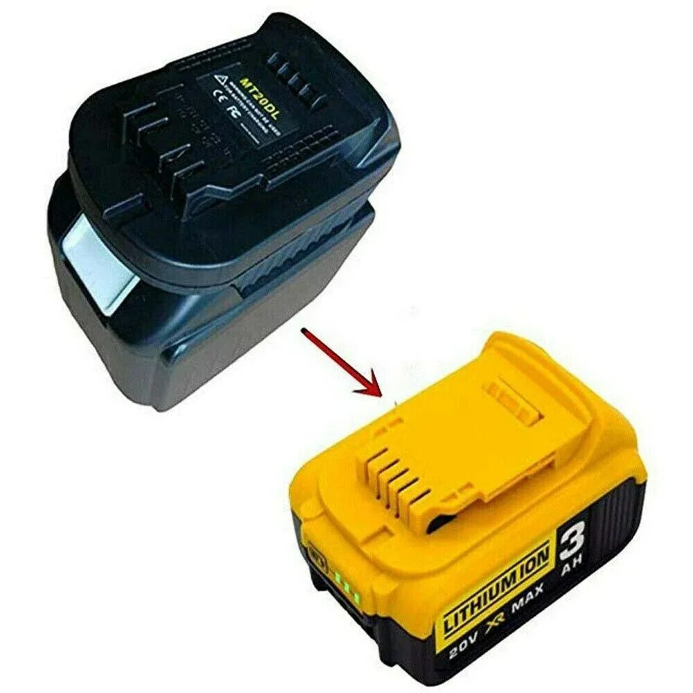 Переходник для аккумулятора dewalt. Адаптер аккумуляторов макита 18v. аккумулятор makita 20v. адаптер для аккумулятора макита 18 вольт. адаптер зарядка usb для 18v, li-ion makita 18v.