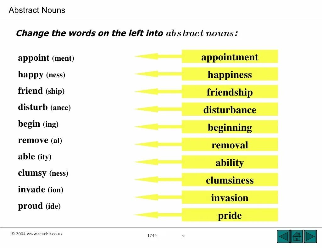 Form nouns from the words in bold. Abstract Nouns в английском языке. Abstract Nouns примеры. Forming abstract Nouns в английском языке. Compound Nouns в английском.