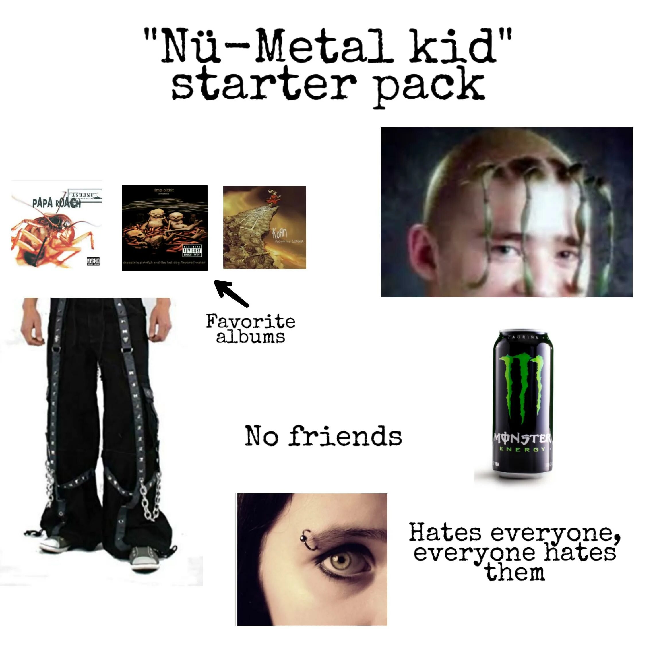 Metal Starter Pack. Nu Metal Starter Pack. Thrash Metal Starter Pack. Stoner Metal Starter Pack.