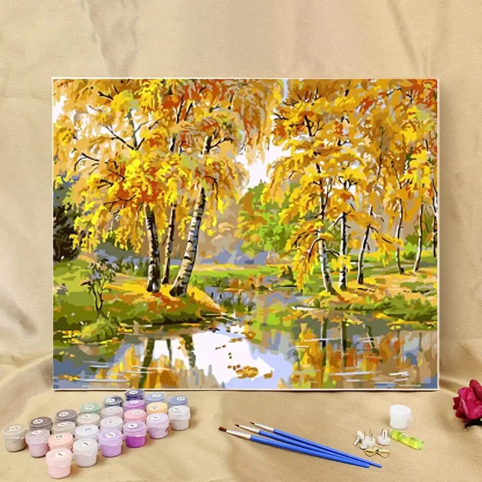 Картина по номерам на холсте 40x50 см Взгляд тигра A+T Home Décor GX8767 - купит