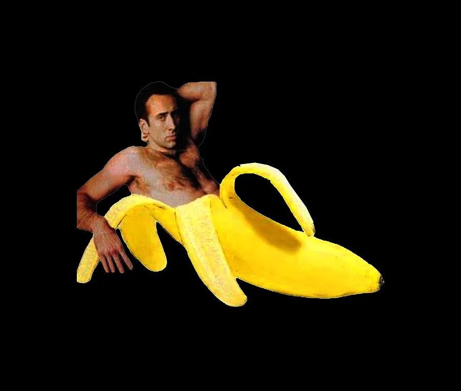 Человек кожура. Николас Кейдж банан. Николас Кейдж в банановой кожуре. Николас Кейдж банан Мем.