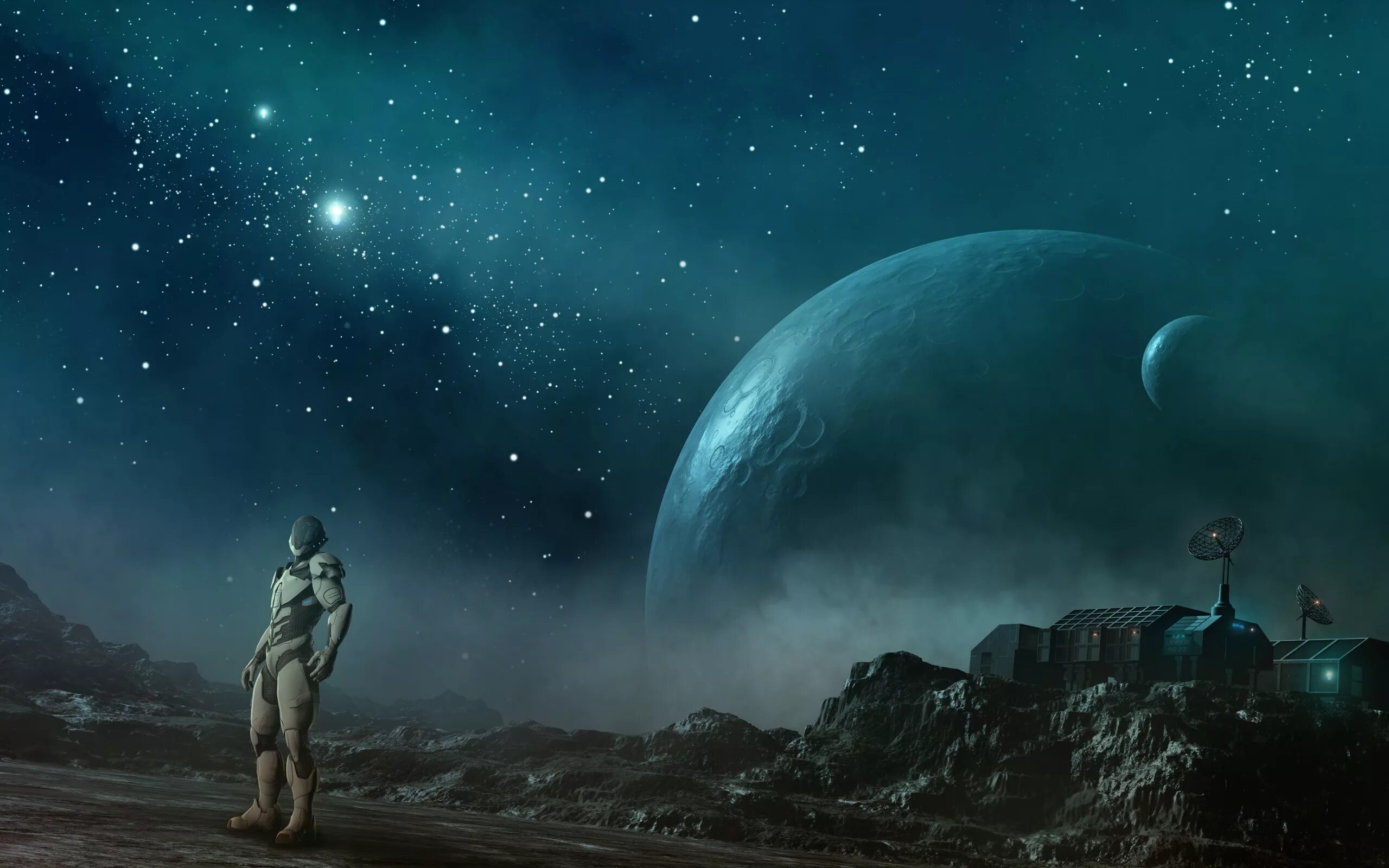 Space scene