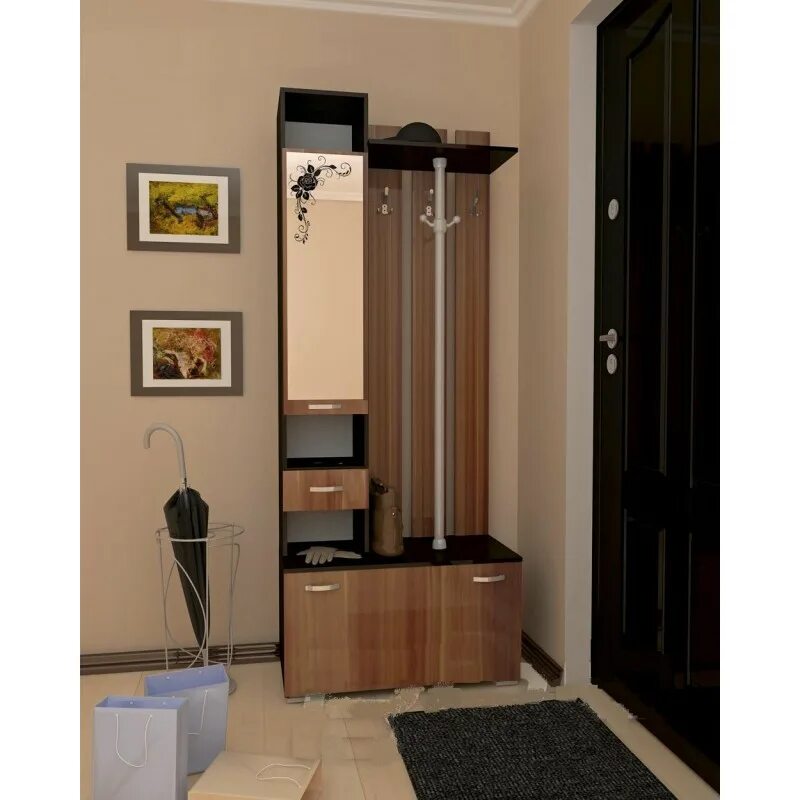 Прихожая маленькая в ширину. Модульная прихожая жаклин. Прихожая 100см со шкафом бтс. Угловая прихожая для узкого коридора. Мебель в прихожую.